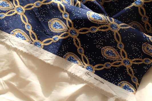 Jeweled Chain Cotton Lawn – 2.1 Yards