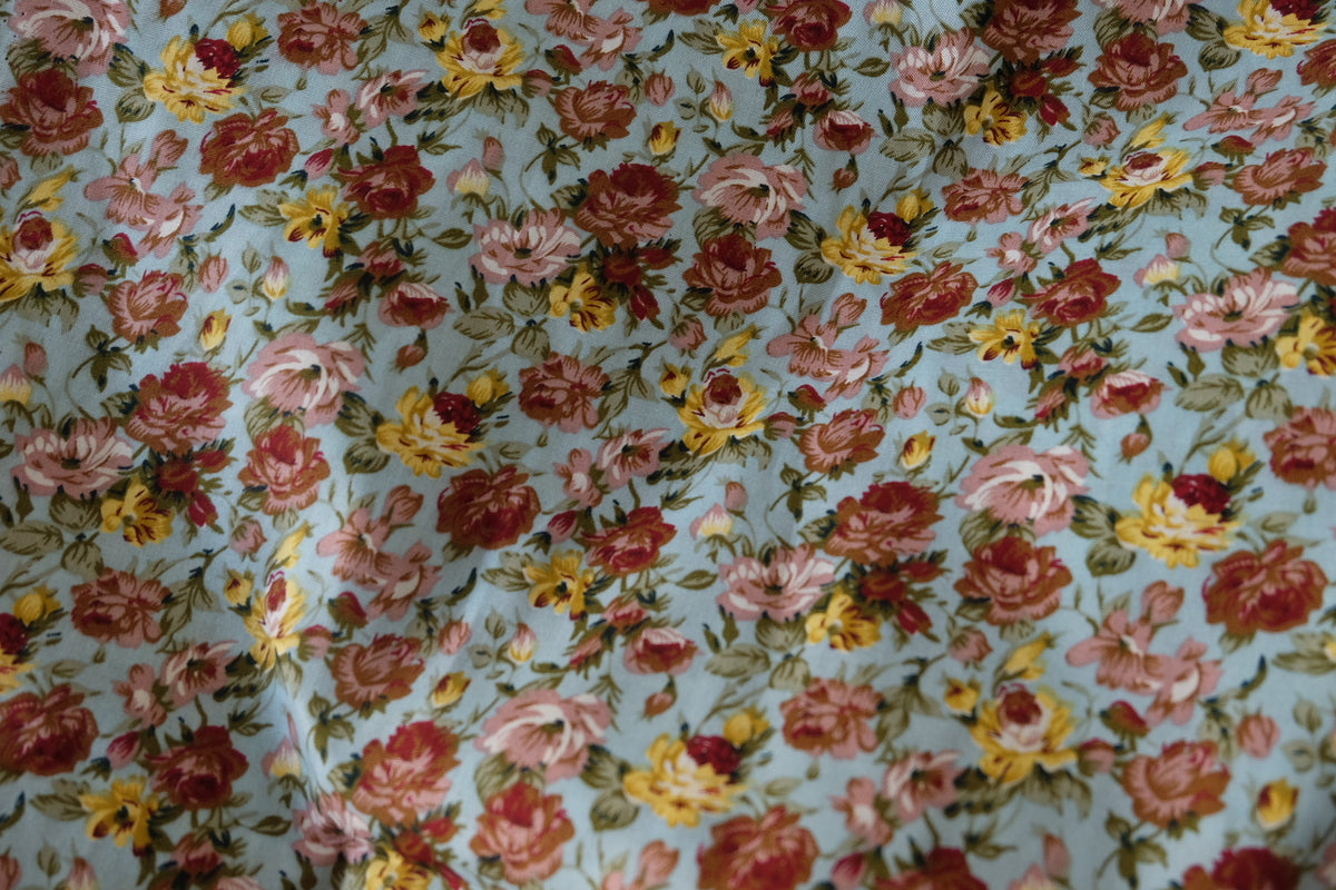 Vintage Rose Garden Cotton – 2.19 yd
