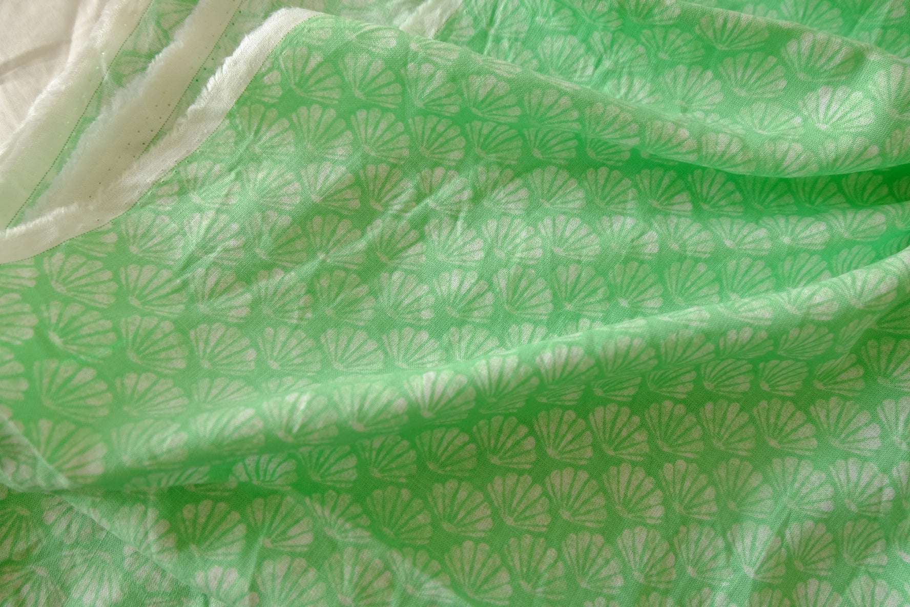 Mint Fan Cotton Linen – 2.41 yd