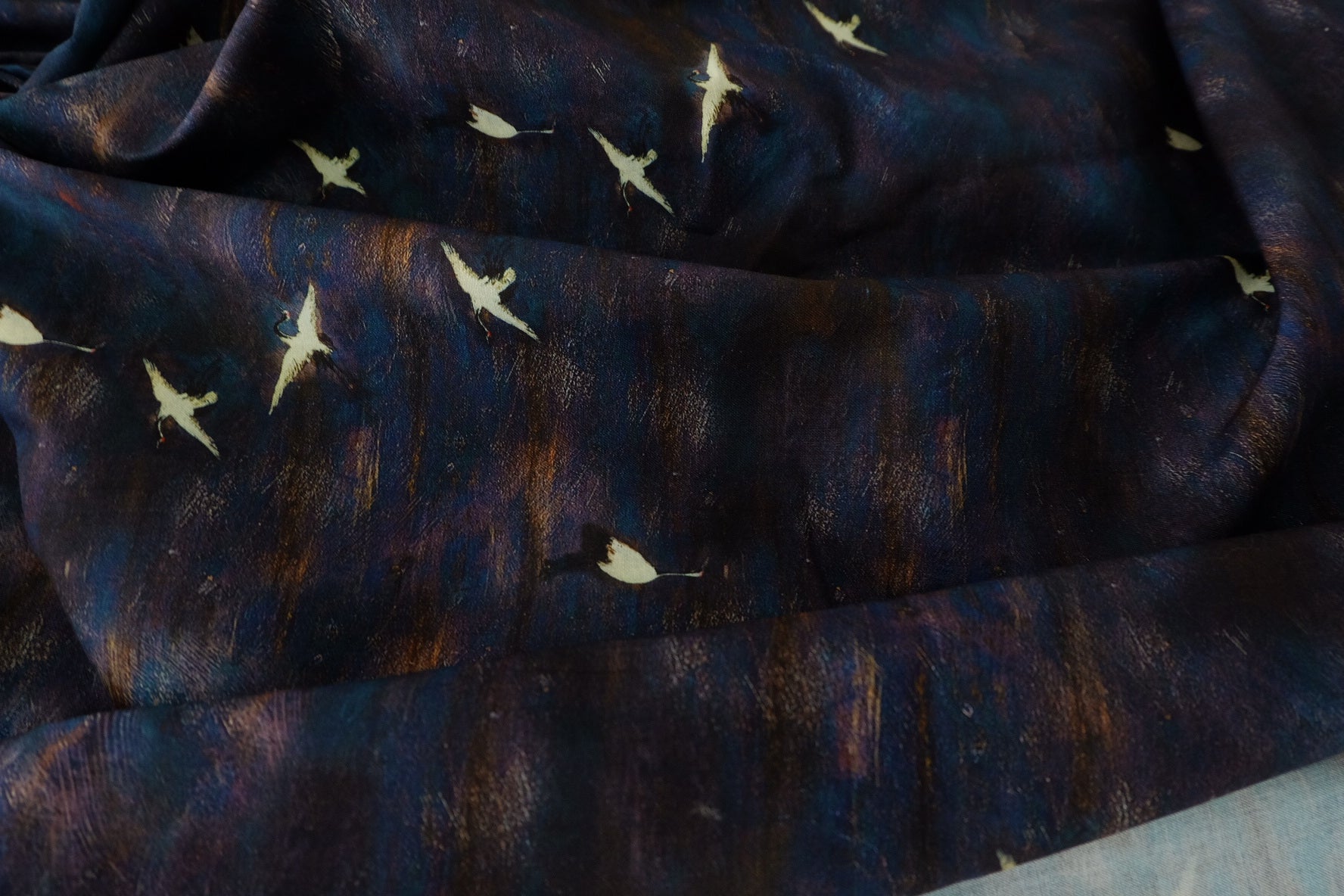 Twilight Birds 20s Cotton Fabric – 1.6 yd