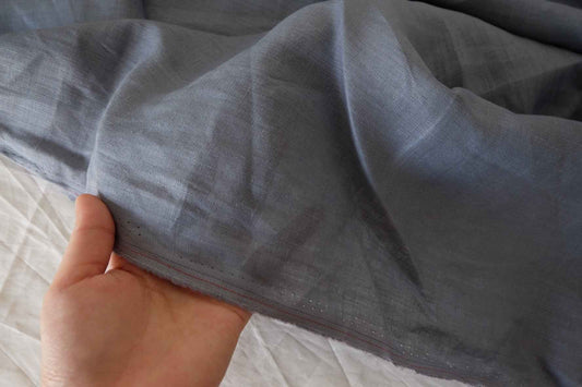 Blue Grey Pure Linen — 1.75 yd