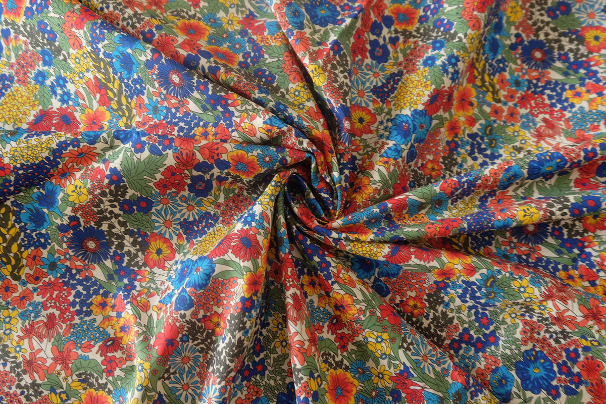 Wildflower Mosaic Cotton Lawn – 2.2 yd