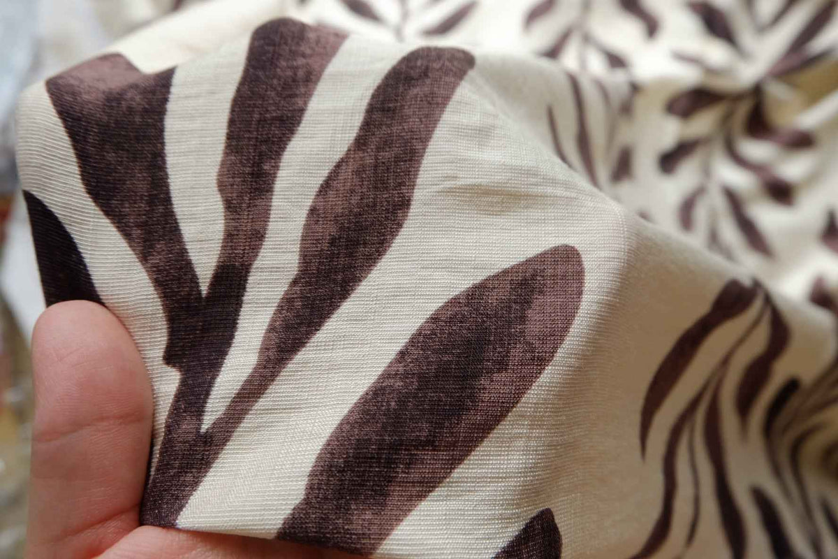 Espresso Botanical Tencel Ramie Nylon — 2.0 yd