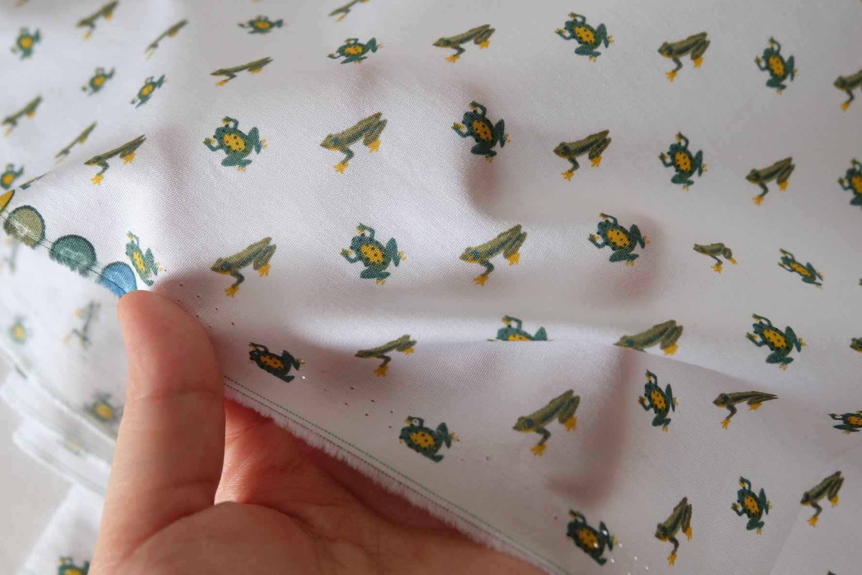 Tiny Frog 60s Cotton Poplin Fabric – 2.2 Yards