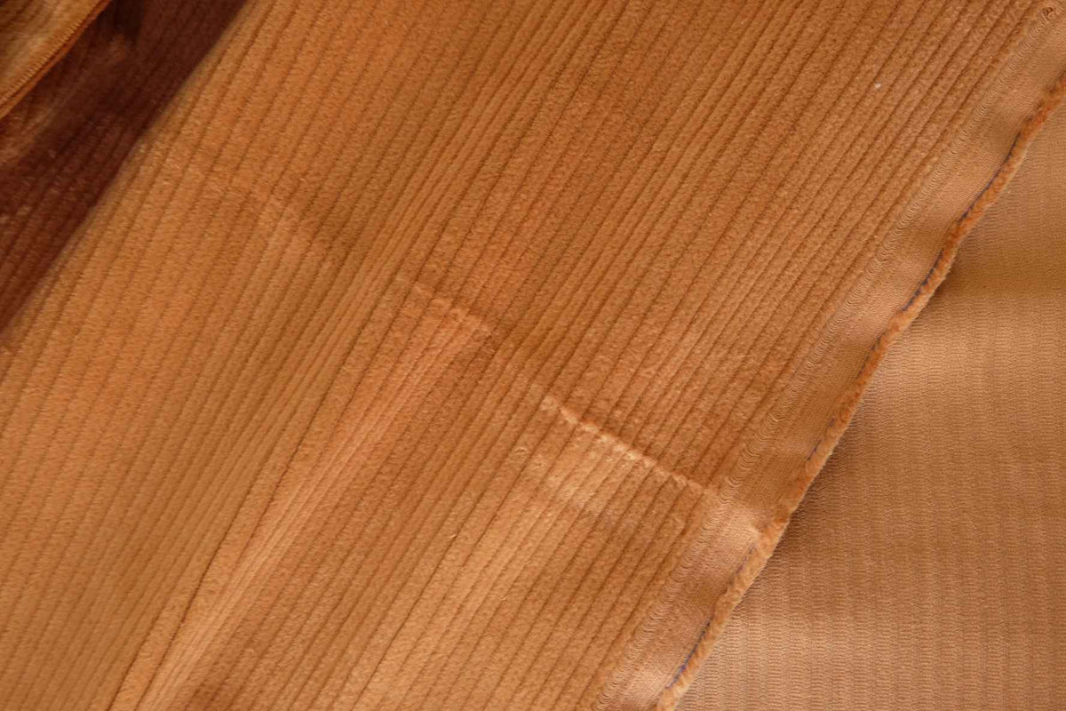 Warm Caramel Soft Cotton Corduroy Fabric – 1.9 yd