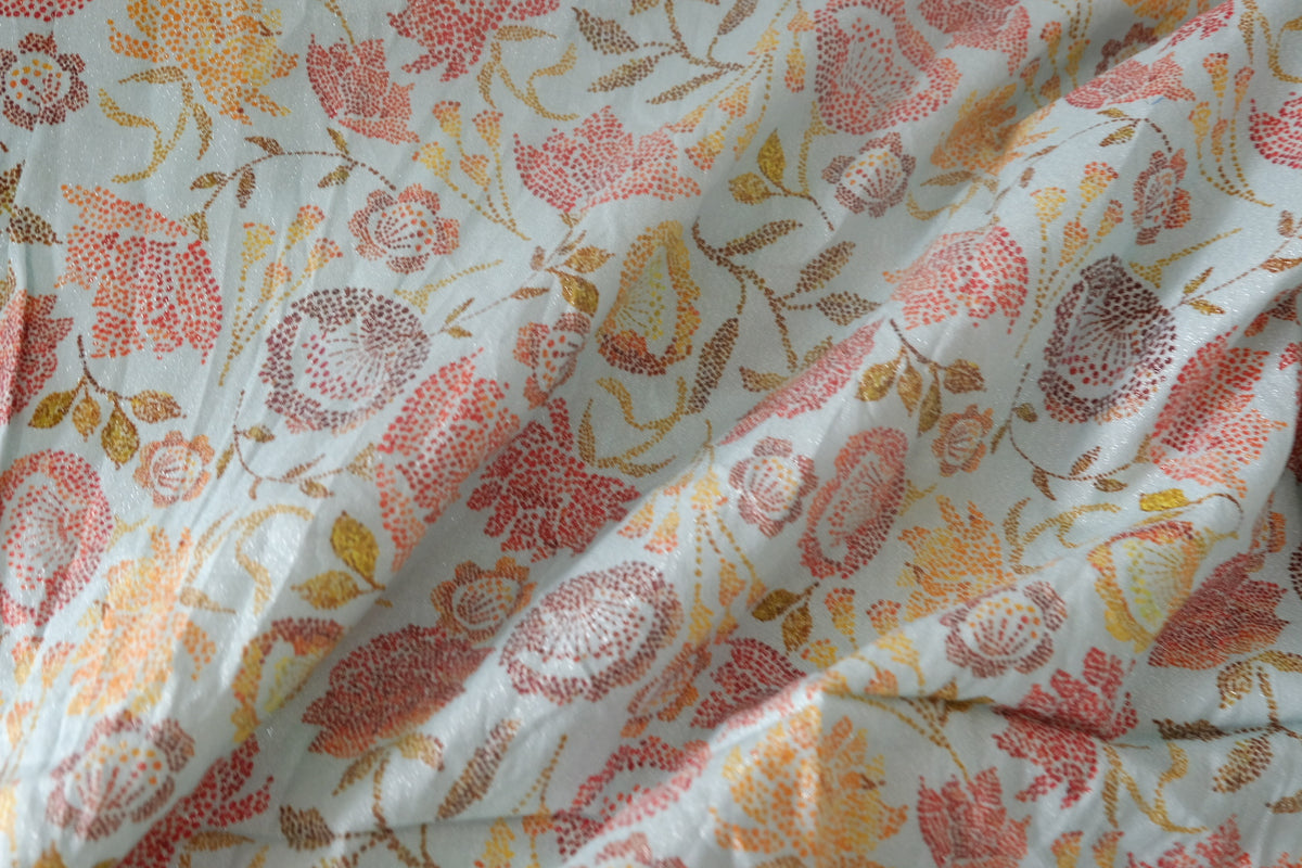 Shimmer Floral Cotton Lawn — 2.08 yd
