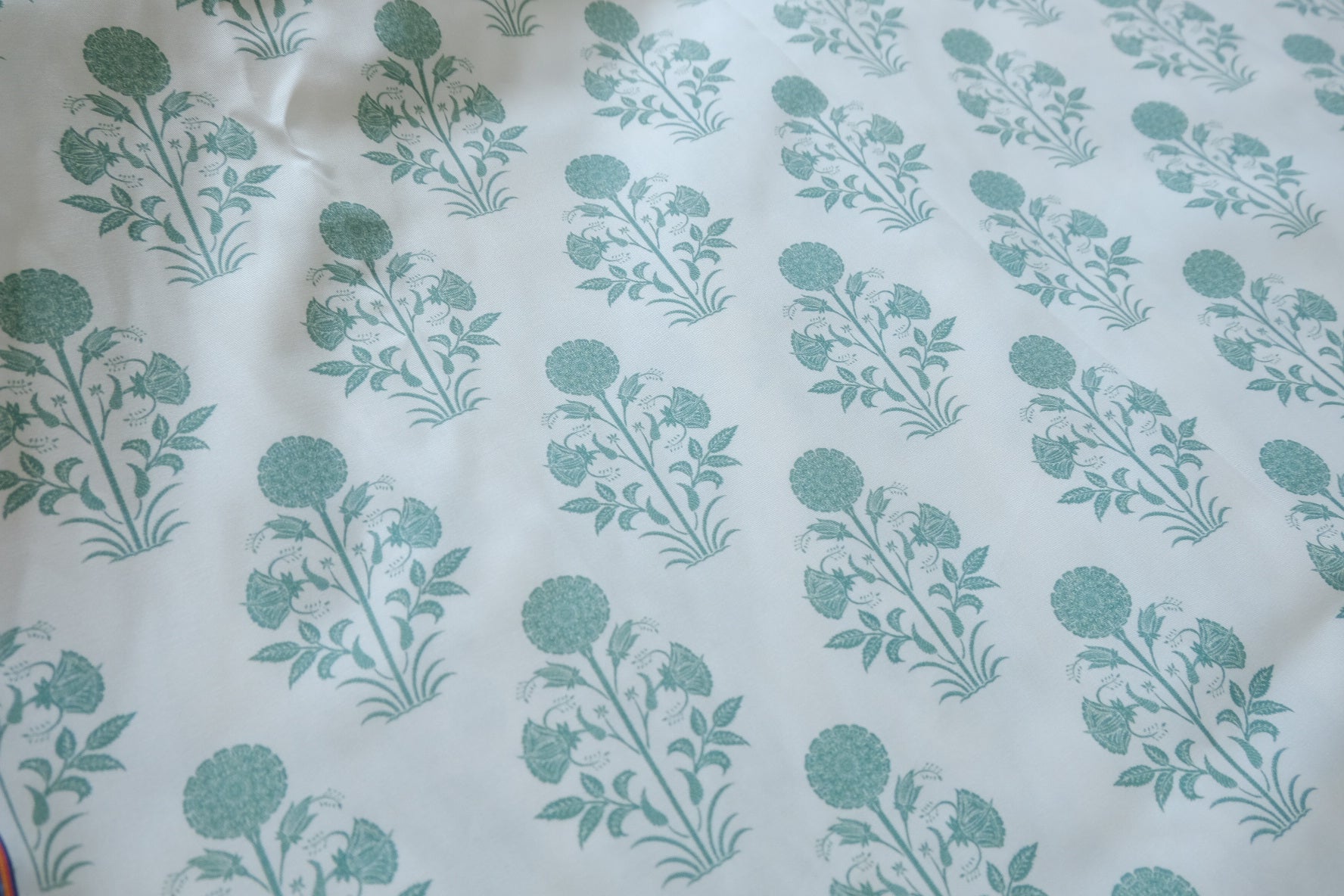 Pastel Floral Cotton Twill Fabric - 1.64 yd