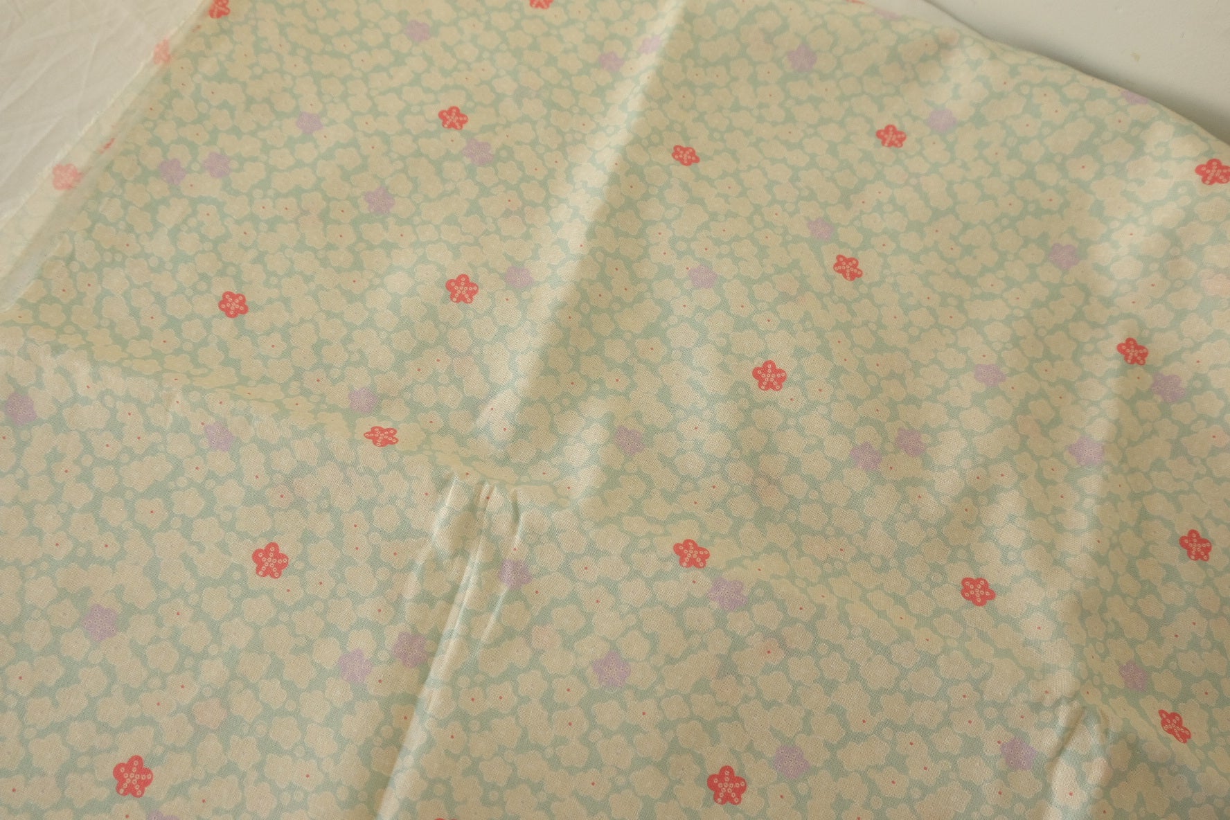 Pastel Meadow Linen Cotton Fabric – 2.2 yd