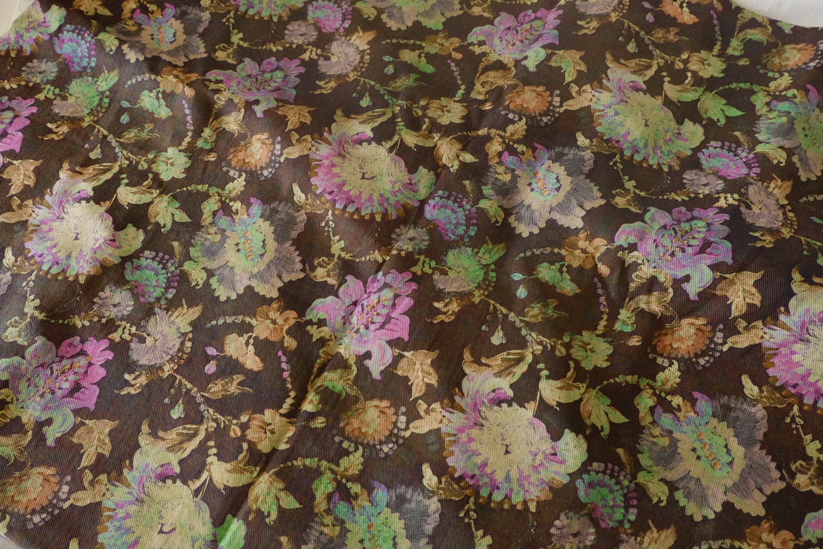 Dark Garden Double-Layer Cotton Twill – 2.2 yd