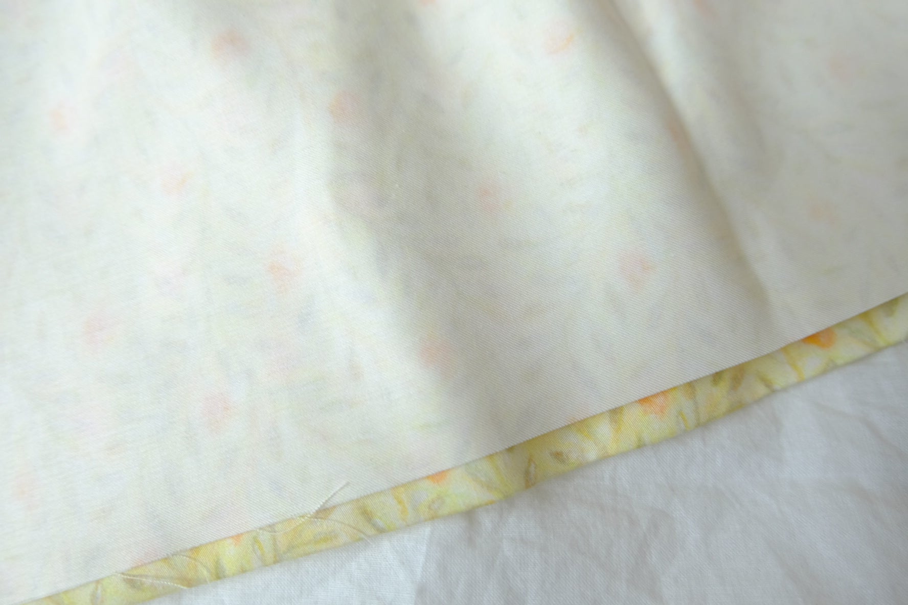 Butter Yellow High-Density Cotton Sateen, 2.2 Yards