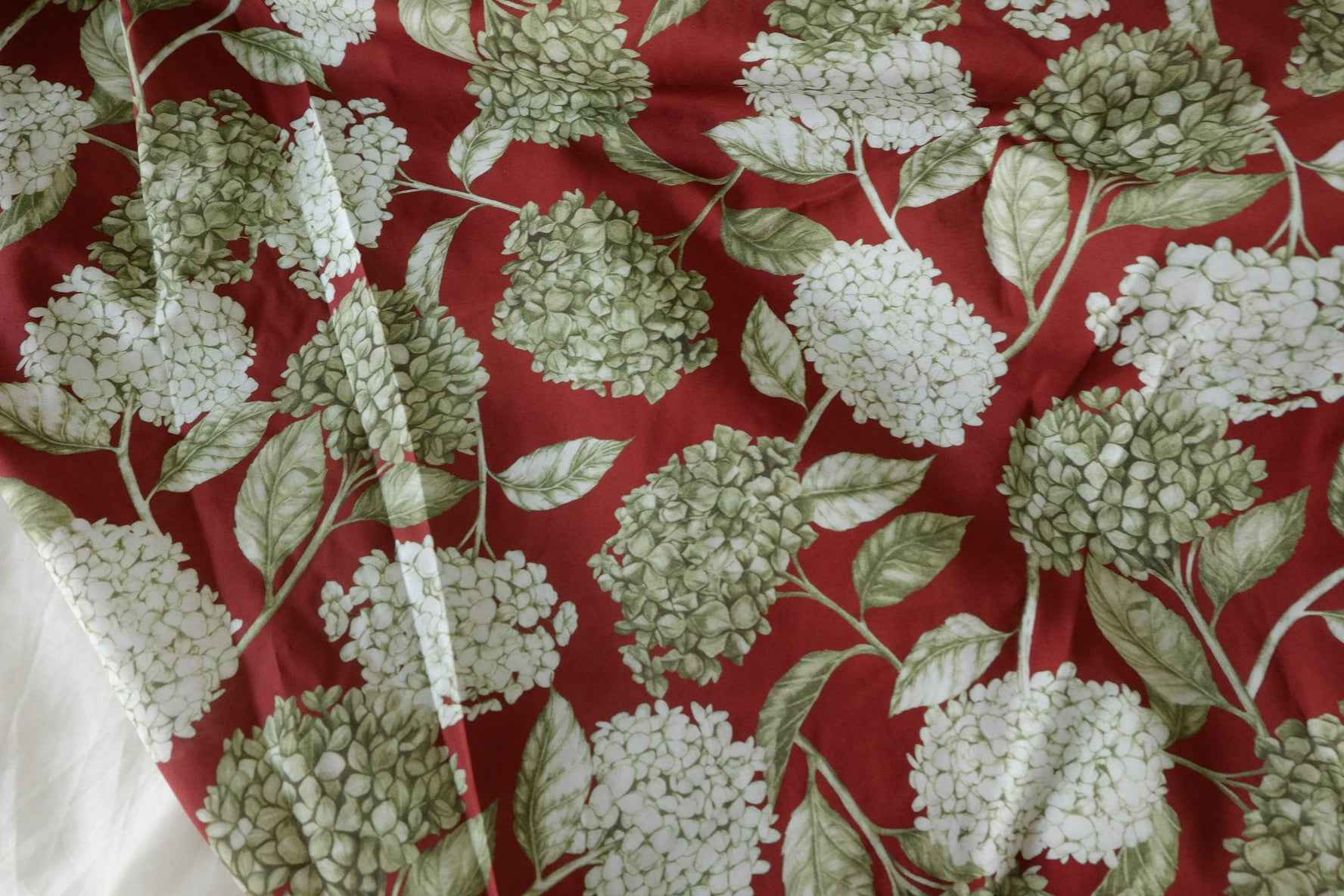 Hydrangea Floral Cotton Lawn Fabric – 4.6 yd