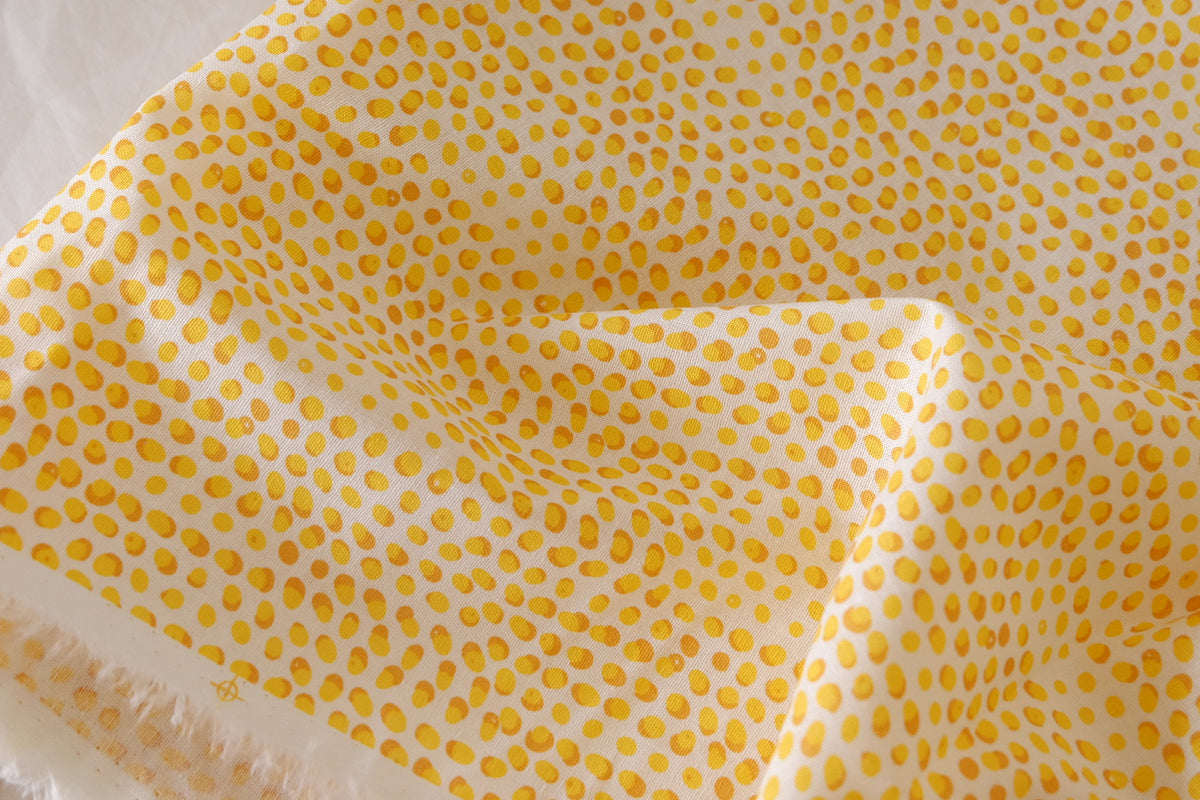 Golden Dot Linen Cotton – 1.6 yd