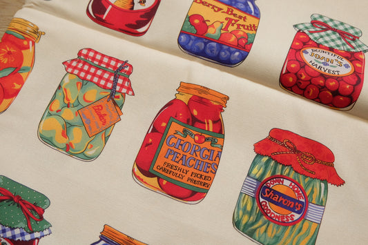 Pantry Jar Cotton Canvas — 1.1 yd