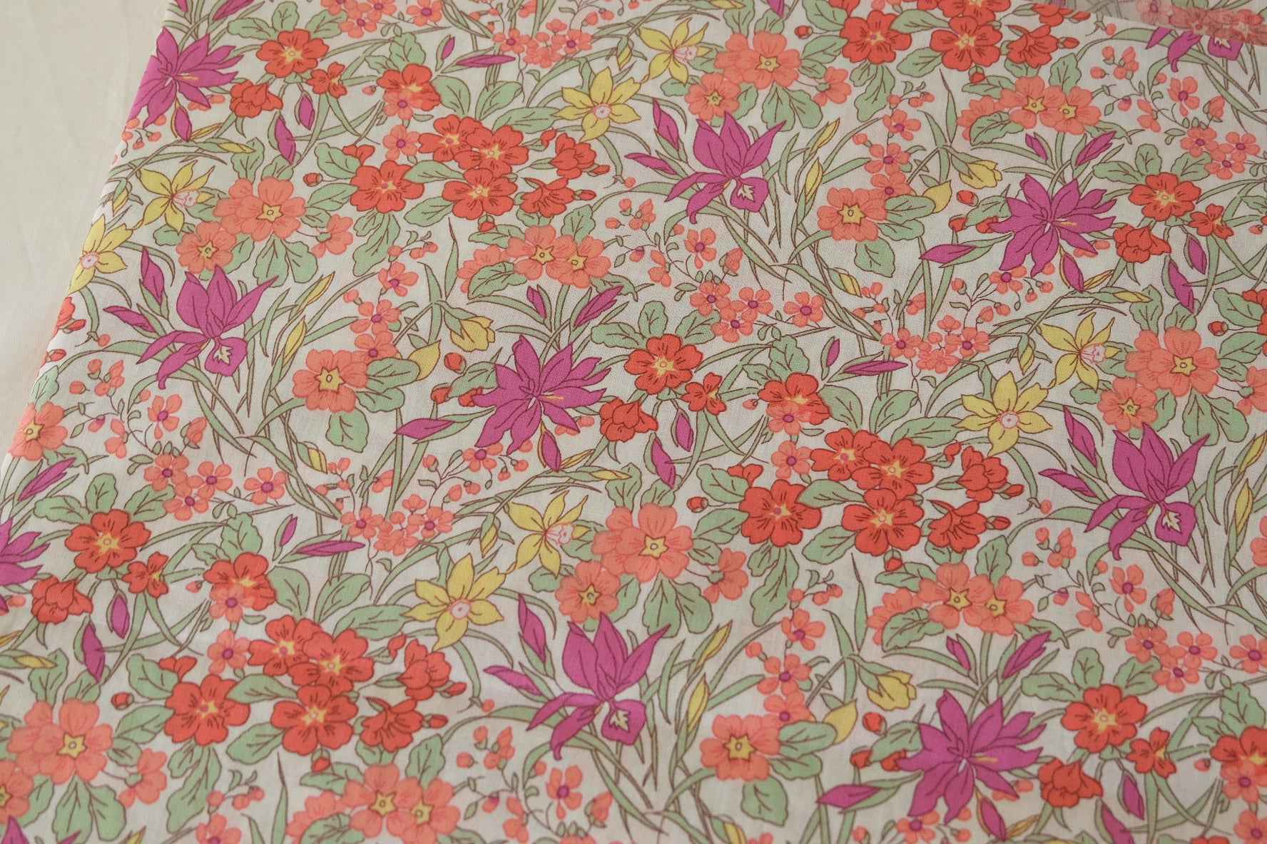 Vintage Garden Cotton Poplin Fabric – 4.2 yd