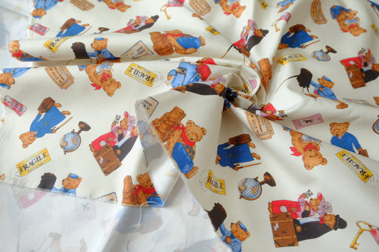 Travel Bear Cotton Twill, 2.2 Yards