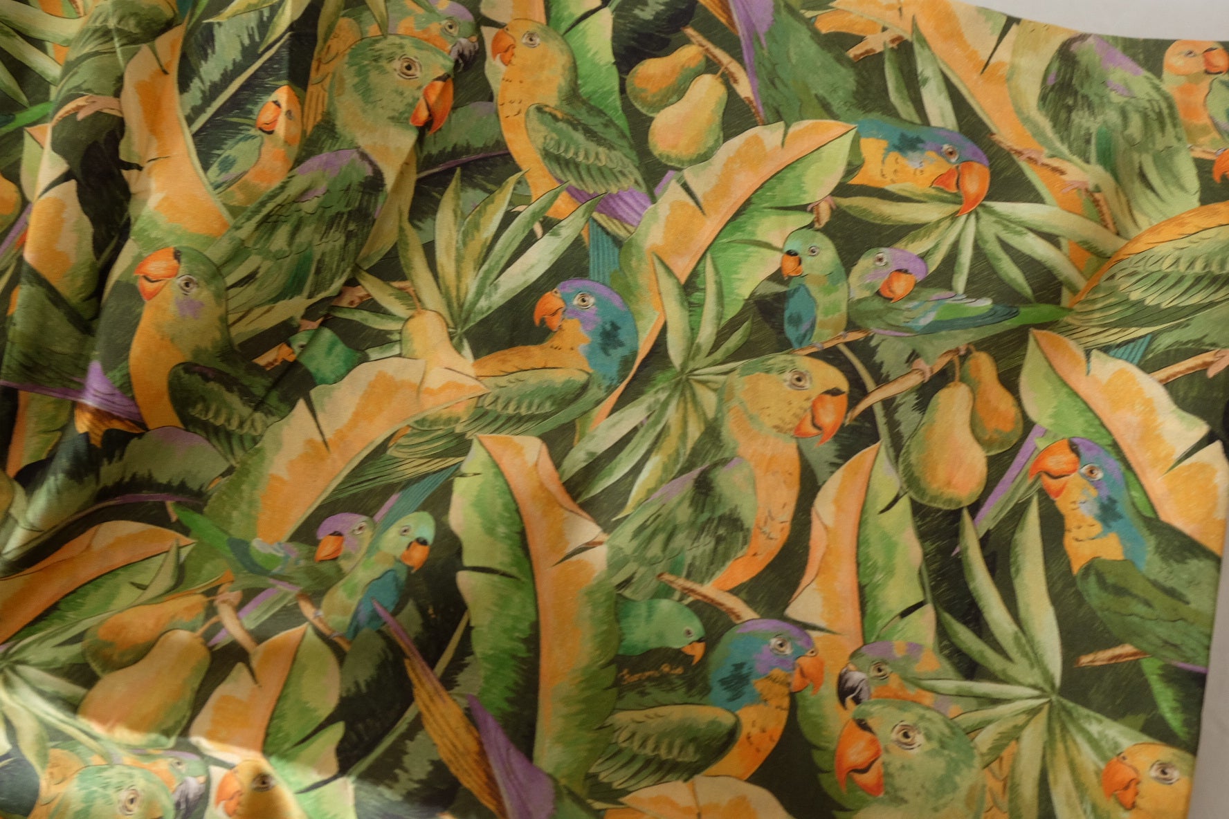 Farm Rio Tropical Parrot Cotton Lawn – 2.19 yd