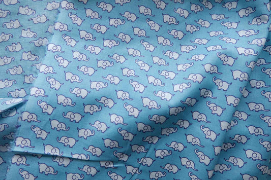 Tiny Elephant Cotton – 2.2 yd