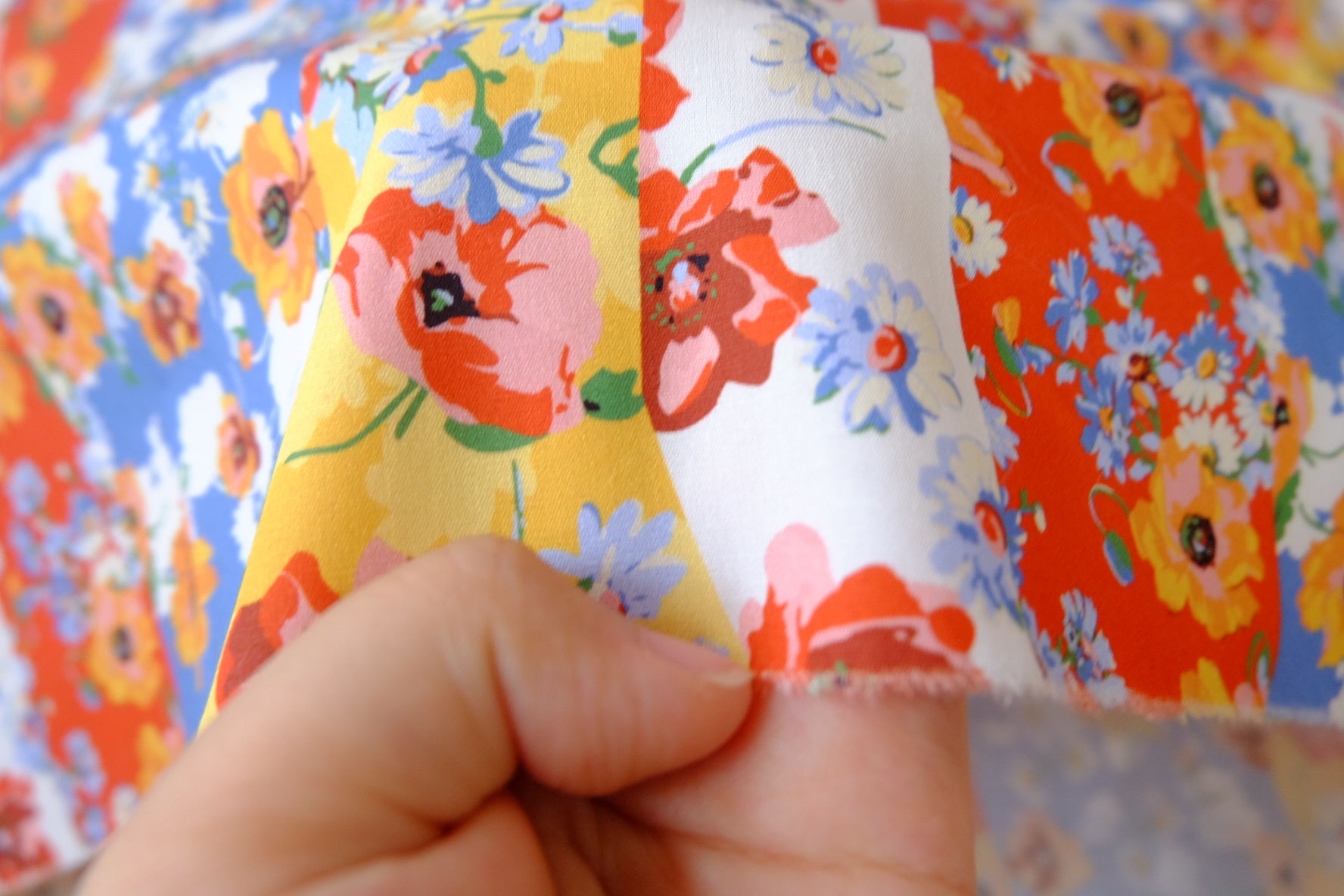 Vintage Garden Stripe Cotton Poplin, 2.2 Yards