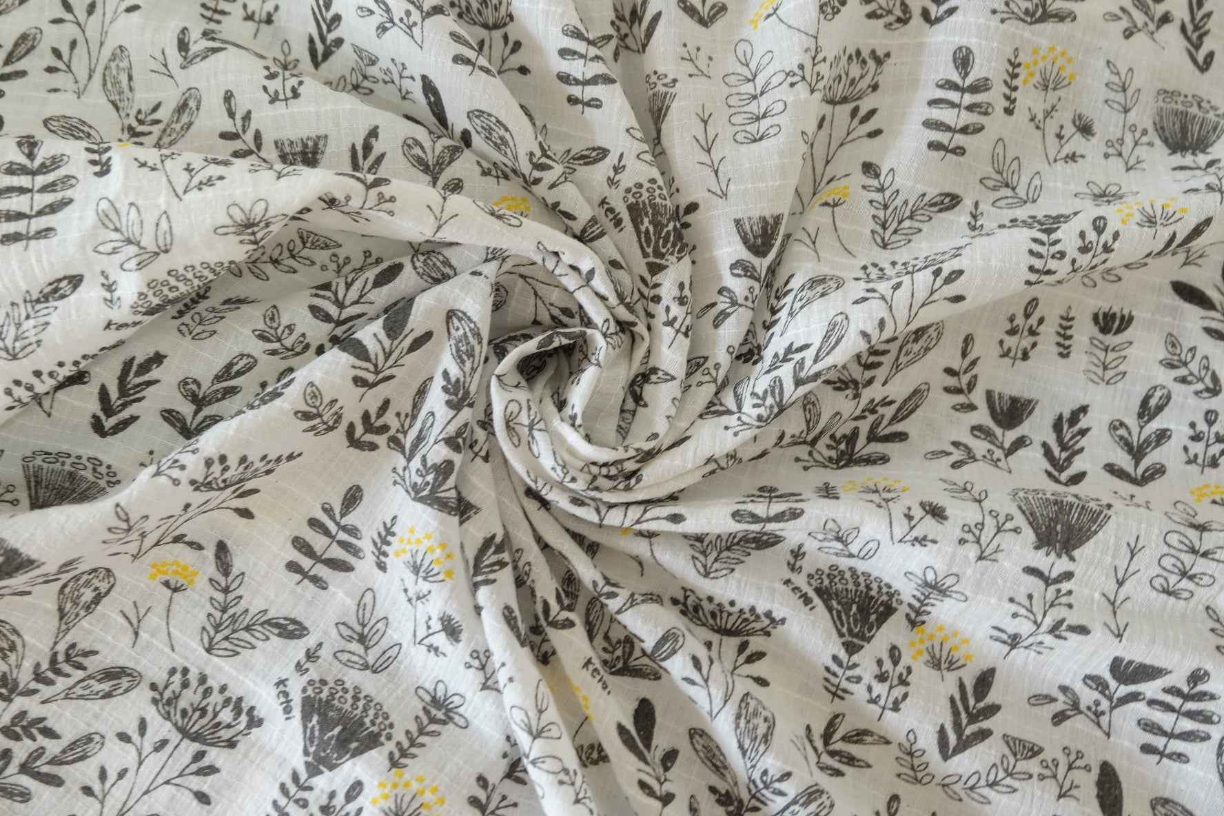 Lightweight Slub Cotton Linen Fabric –2.2 yards