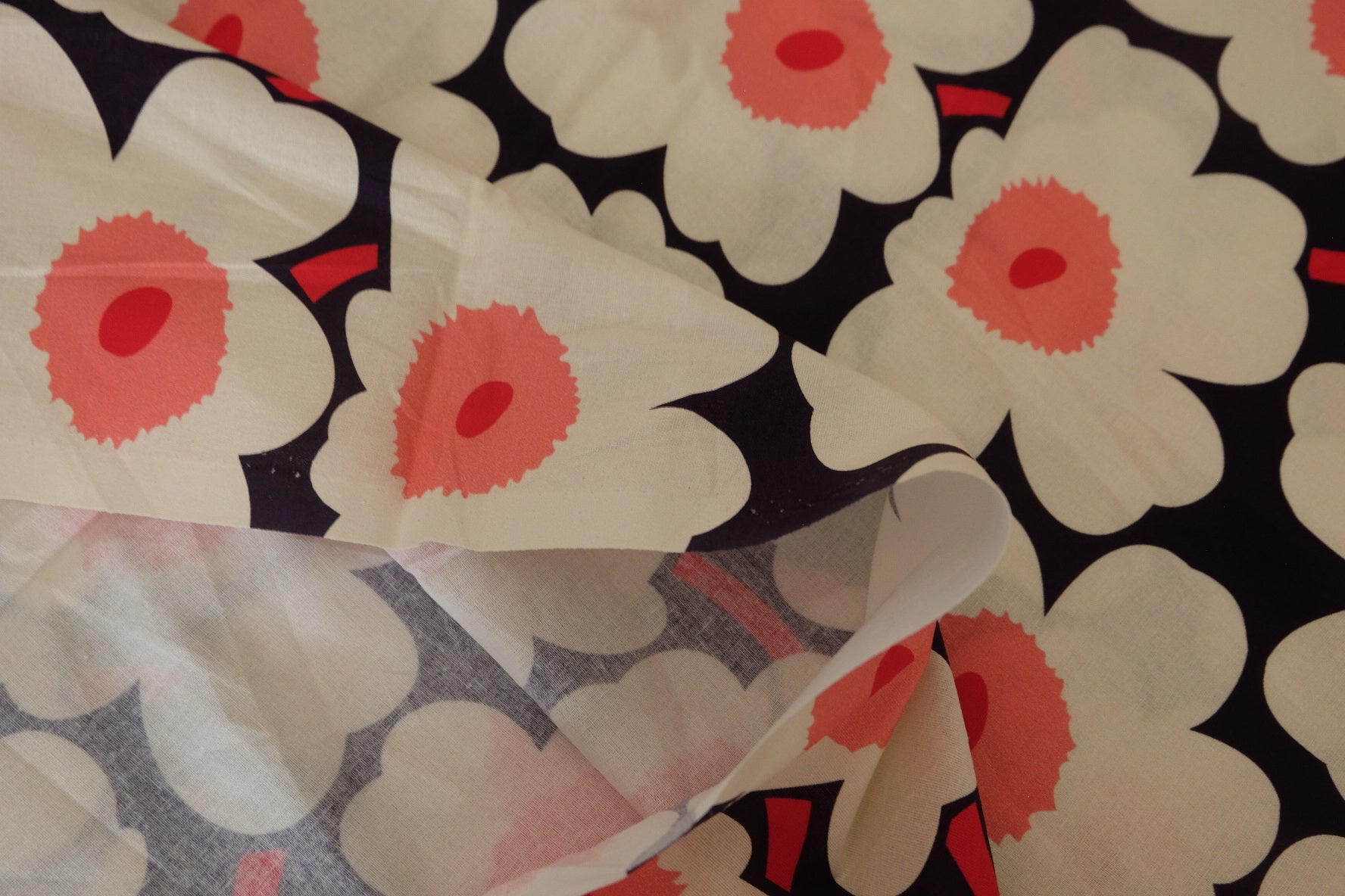 Bold Floral Cotton Fabric – 2.2 yd
