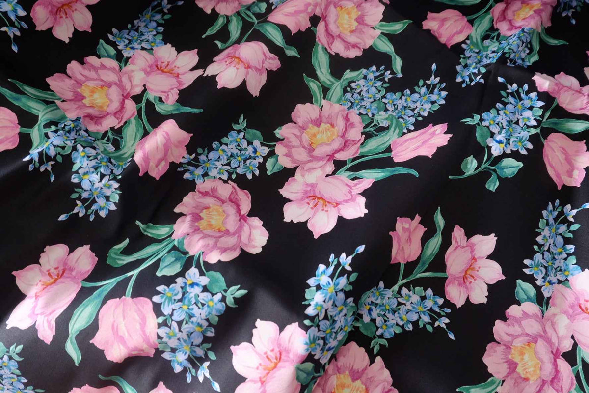 Vintage Peony Cotton Sateen — 2.19 yd