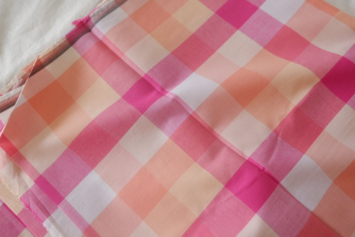 Blush Sorbet Yarn-Dyed Combed Cotton – 3.3 yd