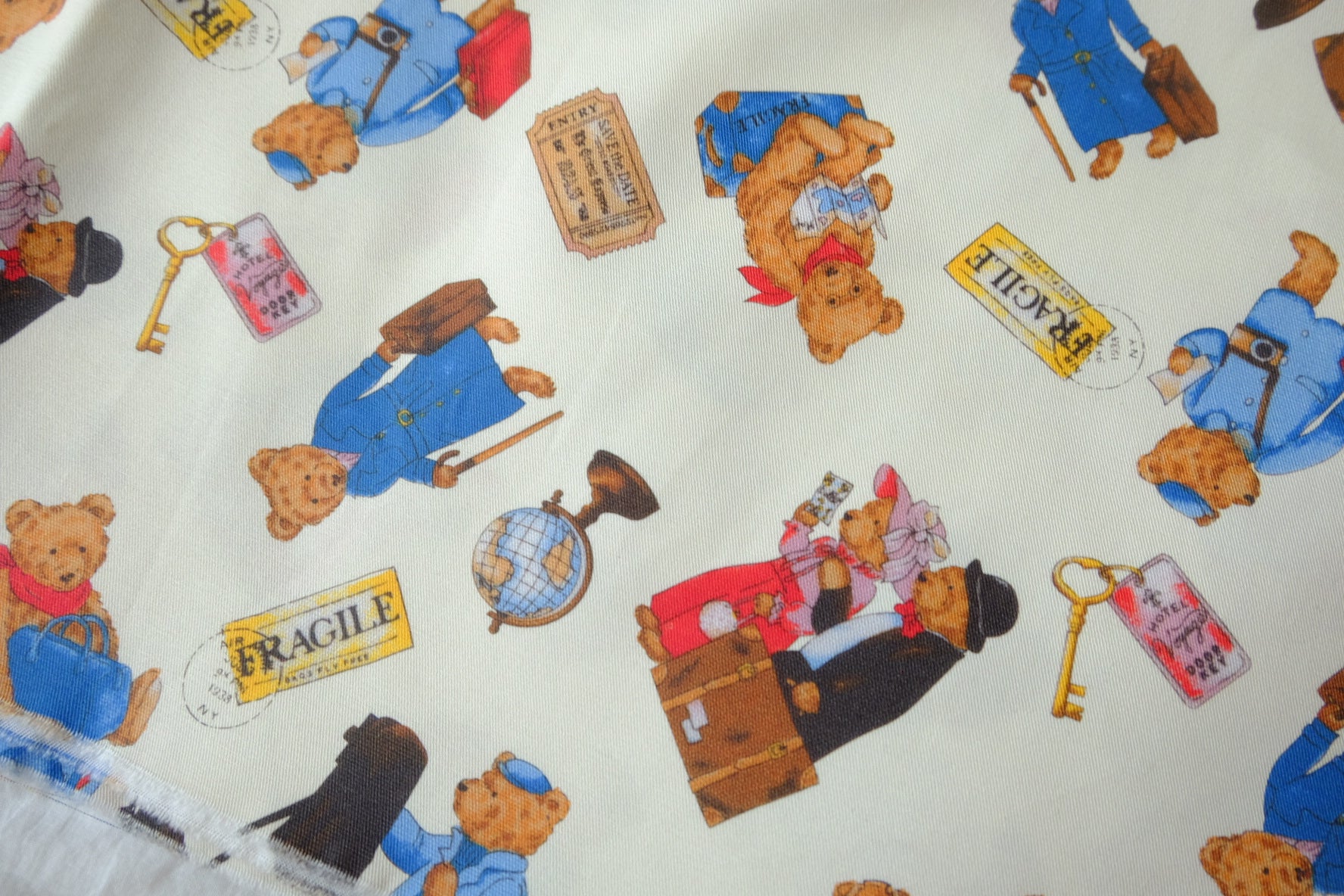 Travel Bear Cotton Twill, 2.2 Yards