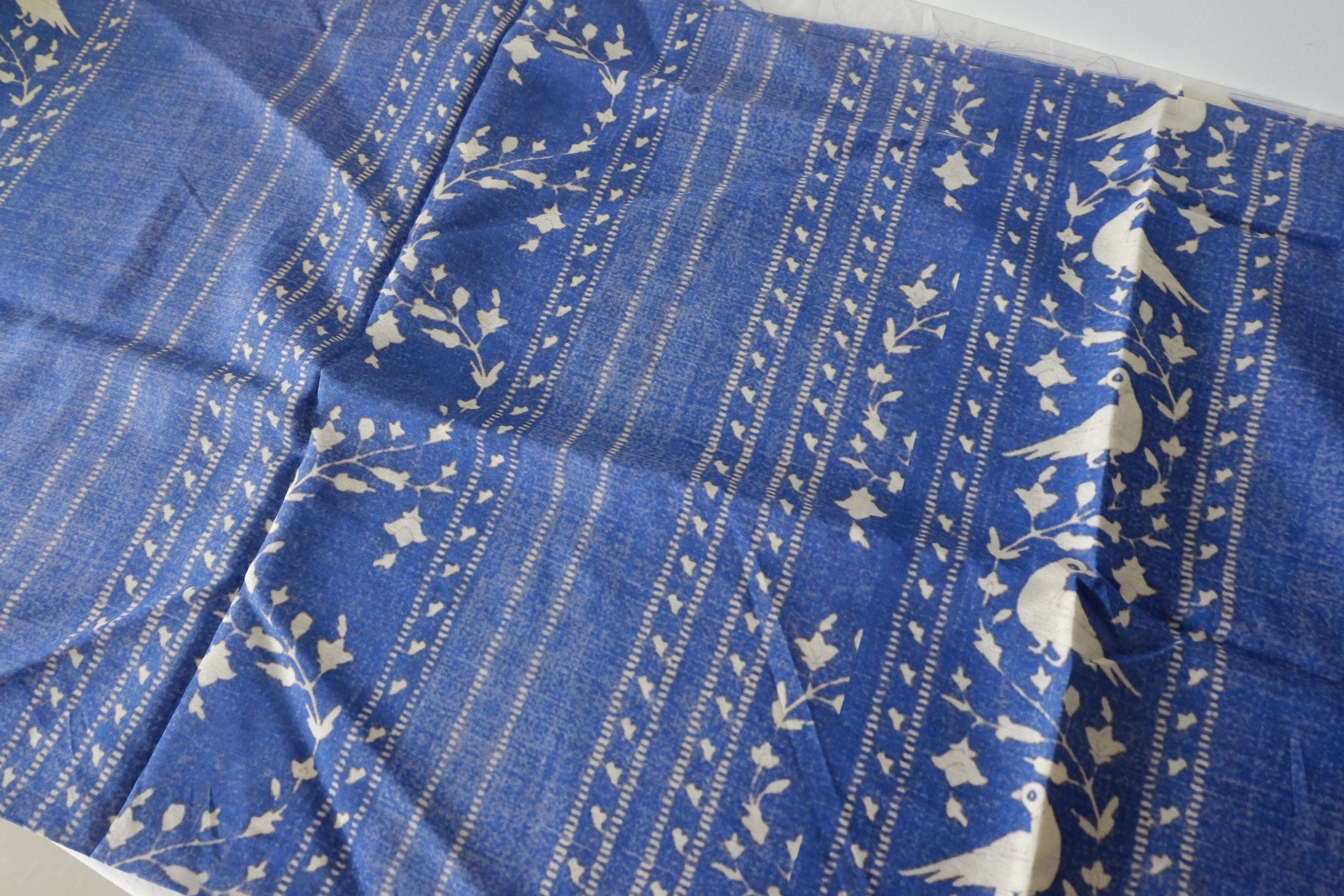 Blue Bird Rayon-Ramie Blend Fabric – 2.2 yd