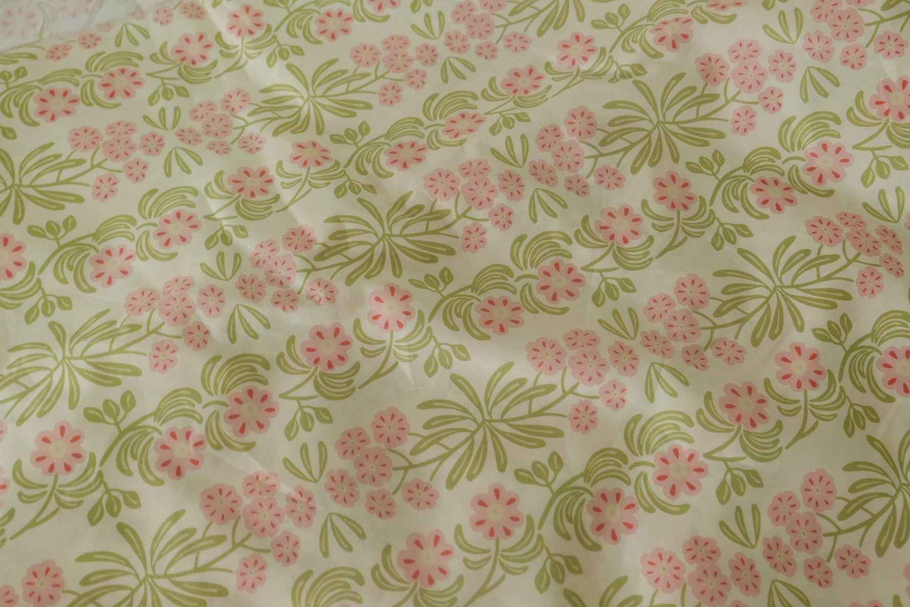 Pink Meadow Floral Cotton Poplin – 3.3 yd