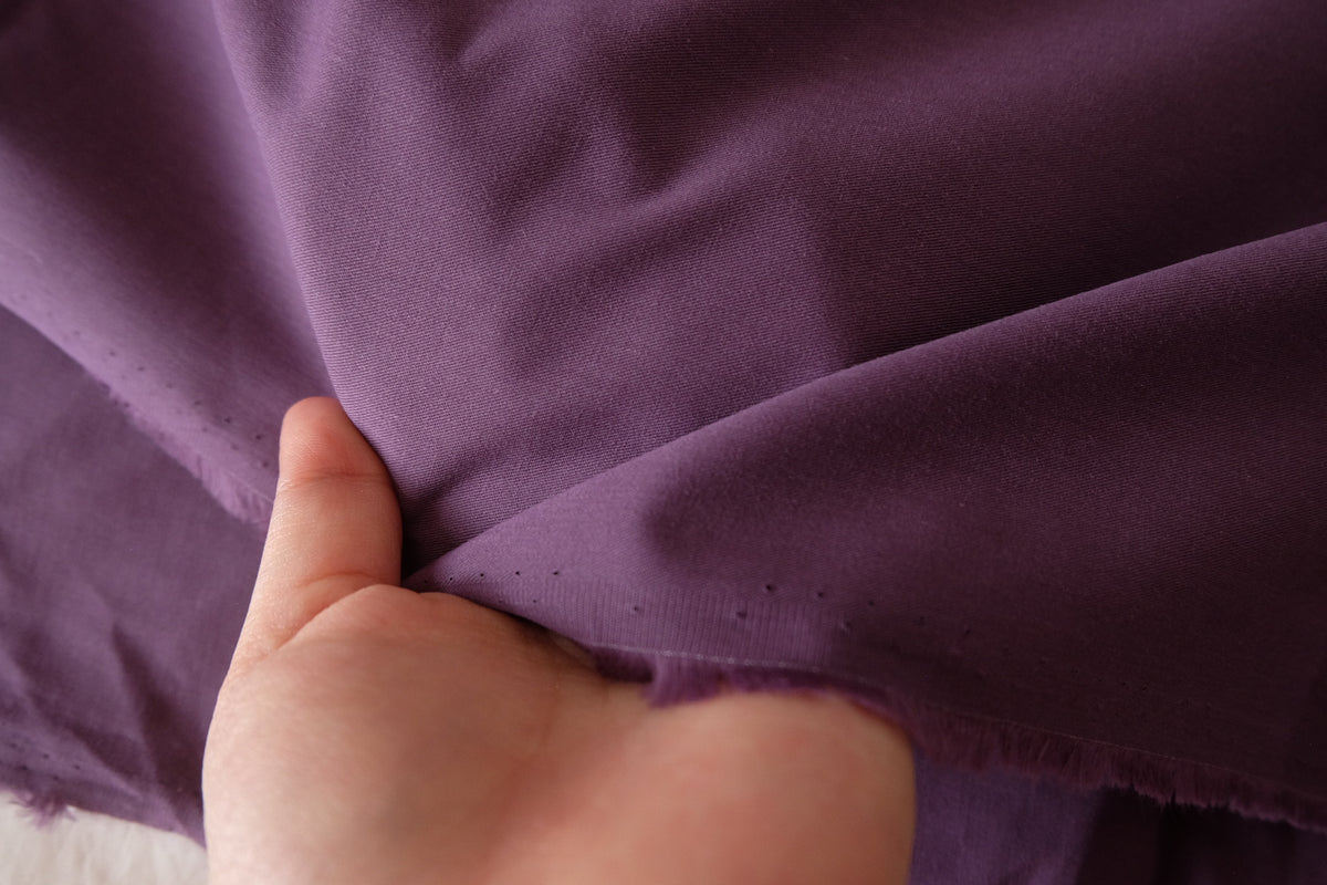 Dusty Violet Cotton Twill – 2.2 yd / 3.3 yd
