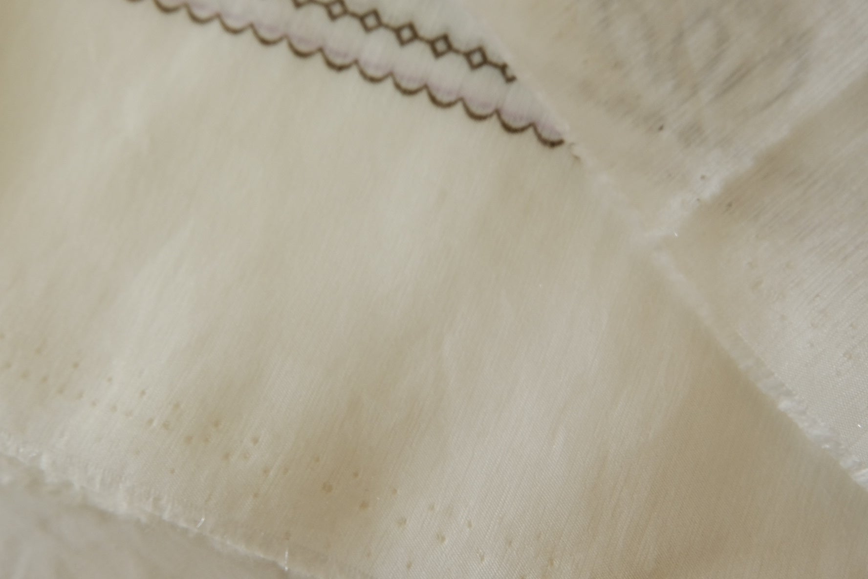 Vintage Border Print Tencel-Cotton Fabric – 1.6 yd