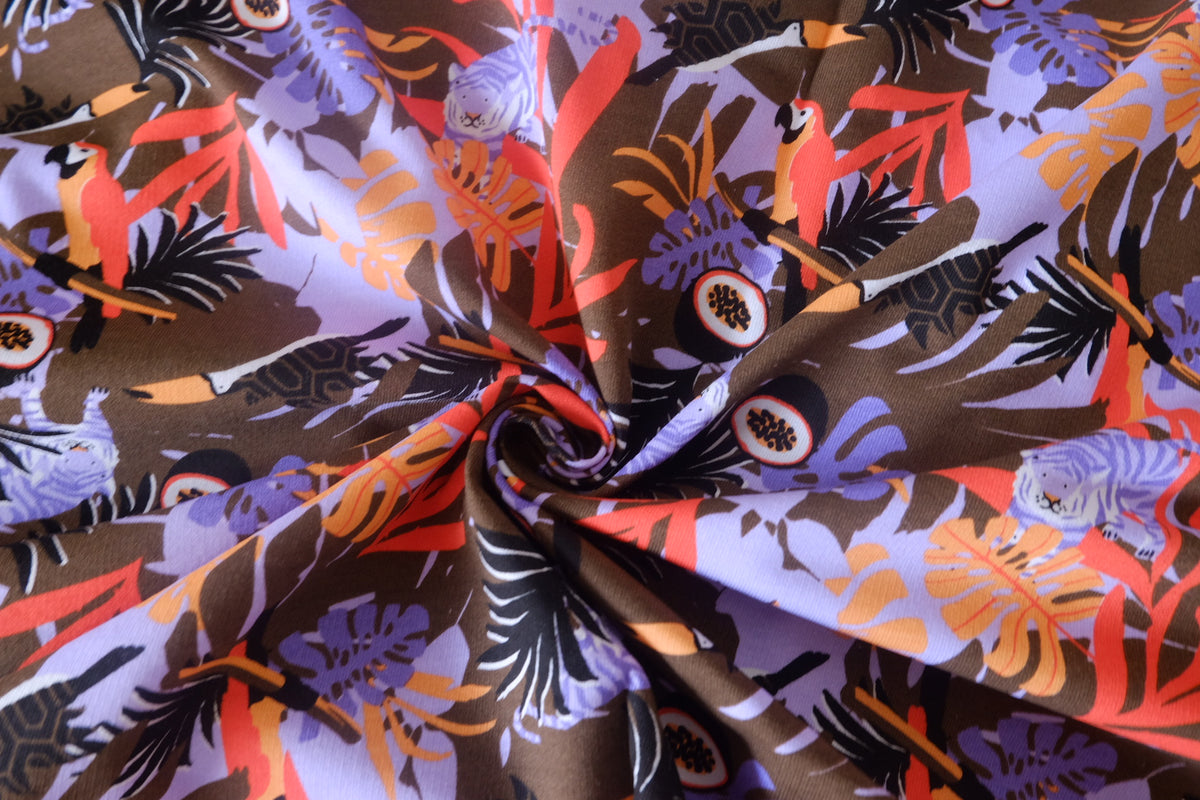 Tropical Chaos French Terry – 2.2 yd