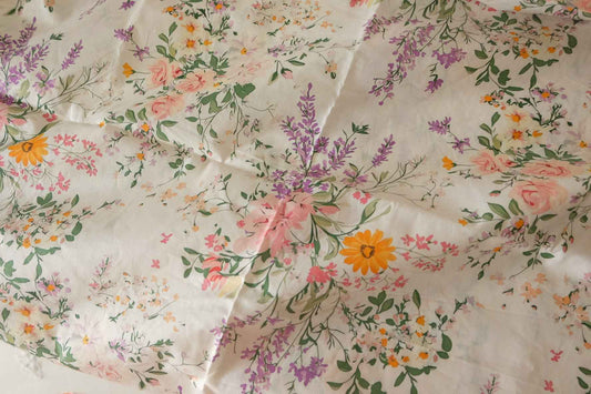 Soft Garden Floral Cotton Lawn — 2.41 yd