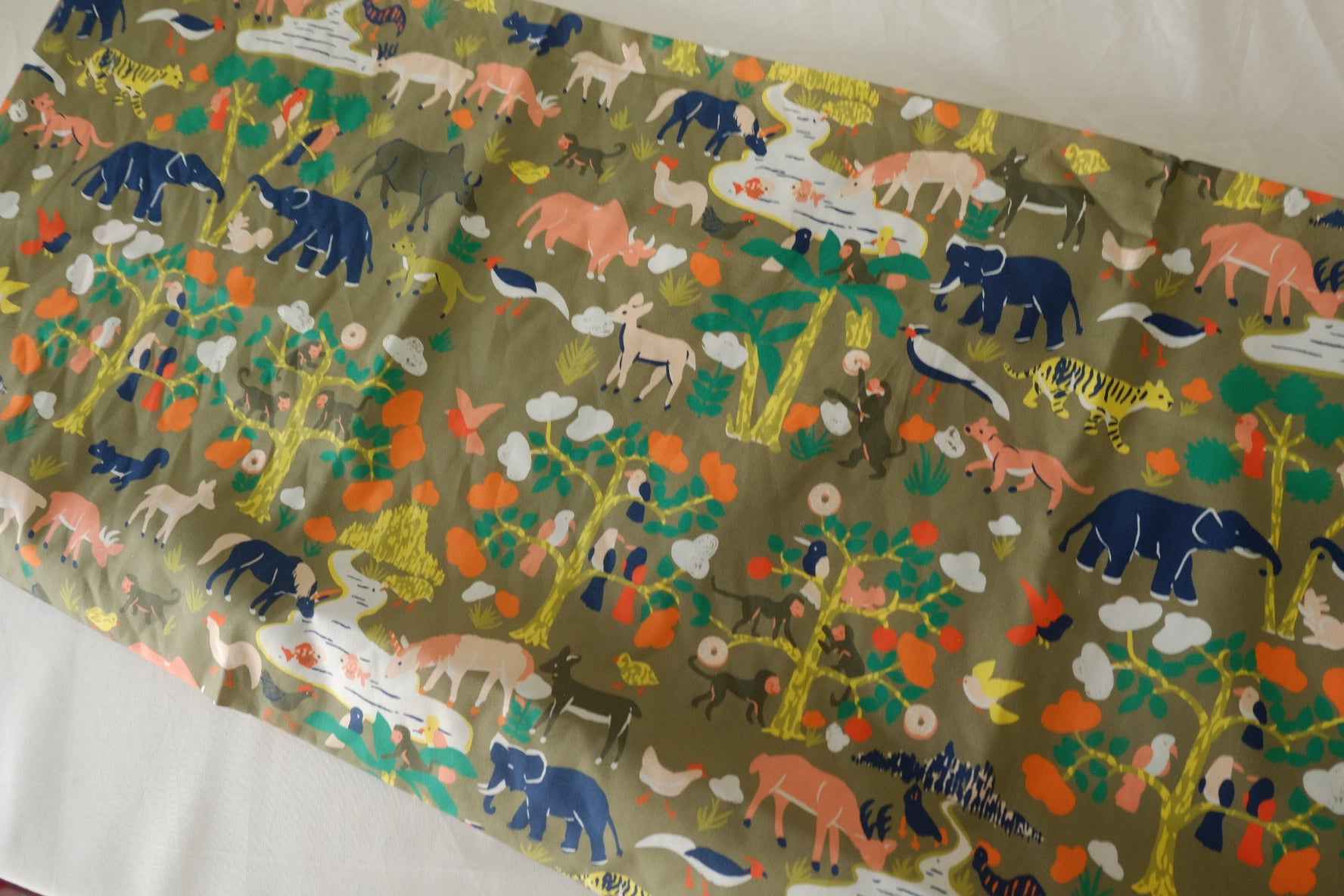 Animal Garden 60s Cotton Poplin Fabric – 2.2 yd