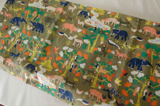 Animal Garden 60s Cotton Poplin Fabric – 2.2 yd