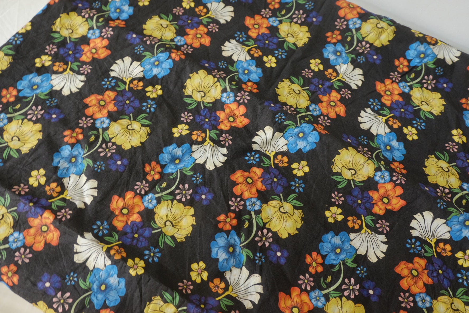 Midnight Wildflower 60s Cotton Poplin – 3.3 yd