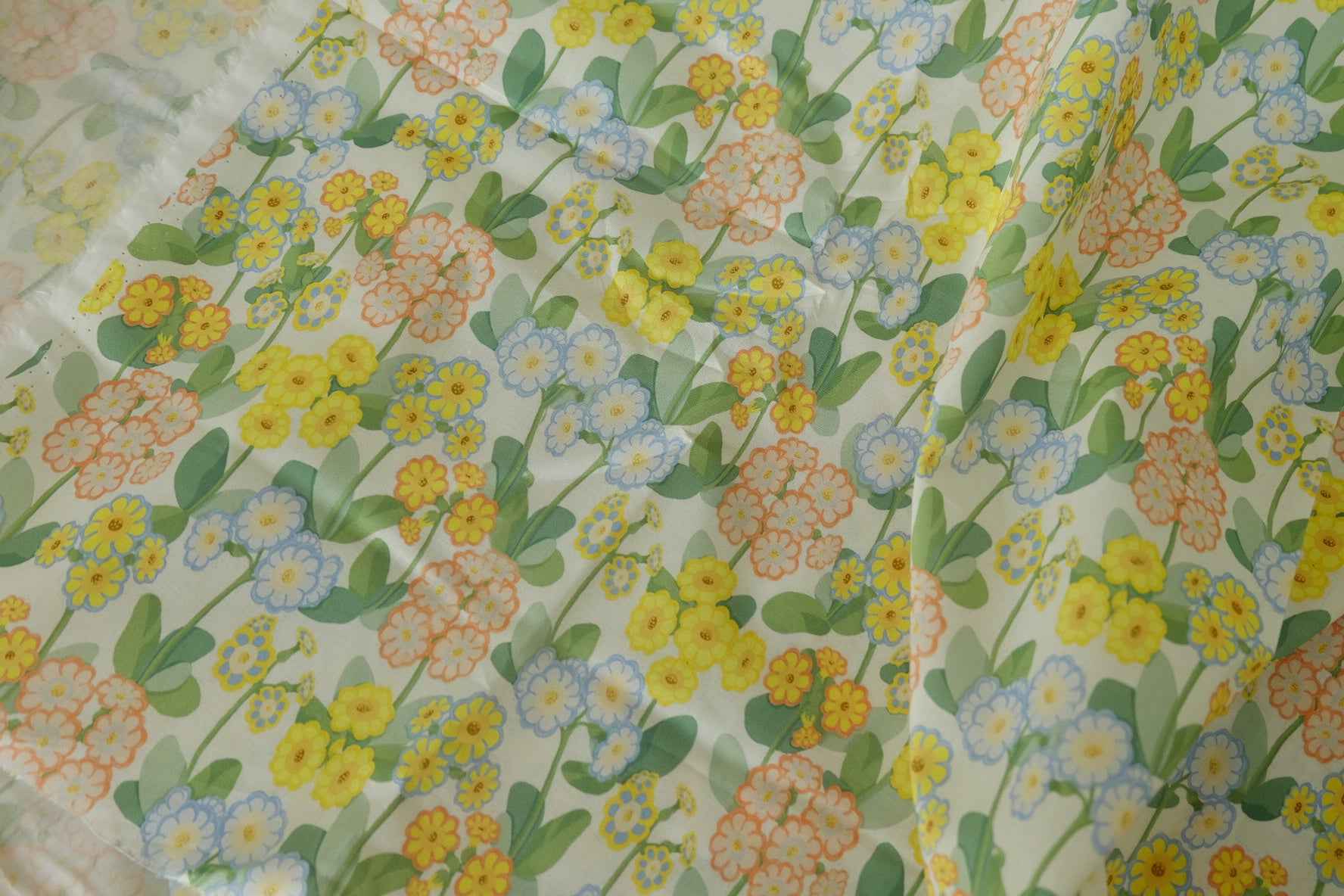 Sunny Meadow Floral Cotton Lawn – 3.3 yd