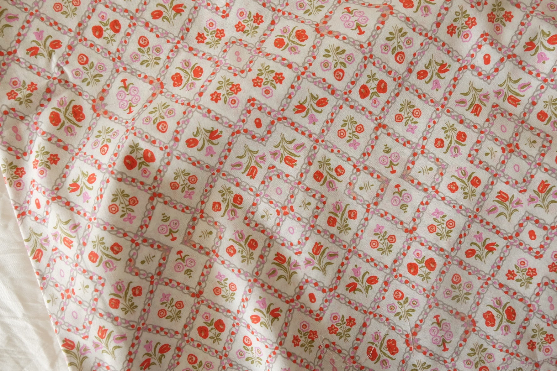 Patchwork Floral Cotton Linen – 2.19 yd
