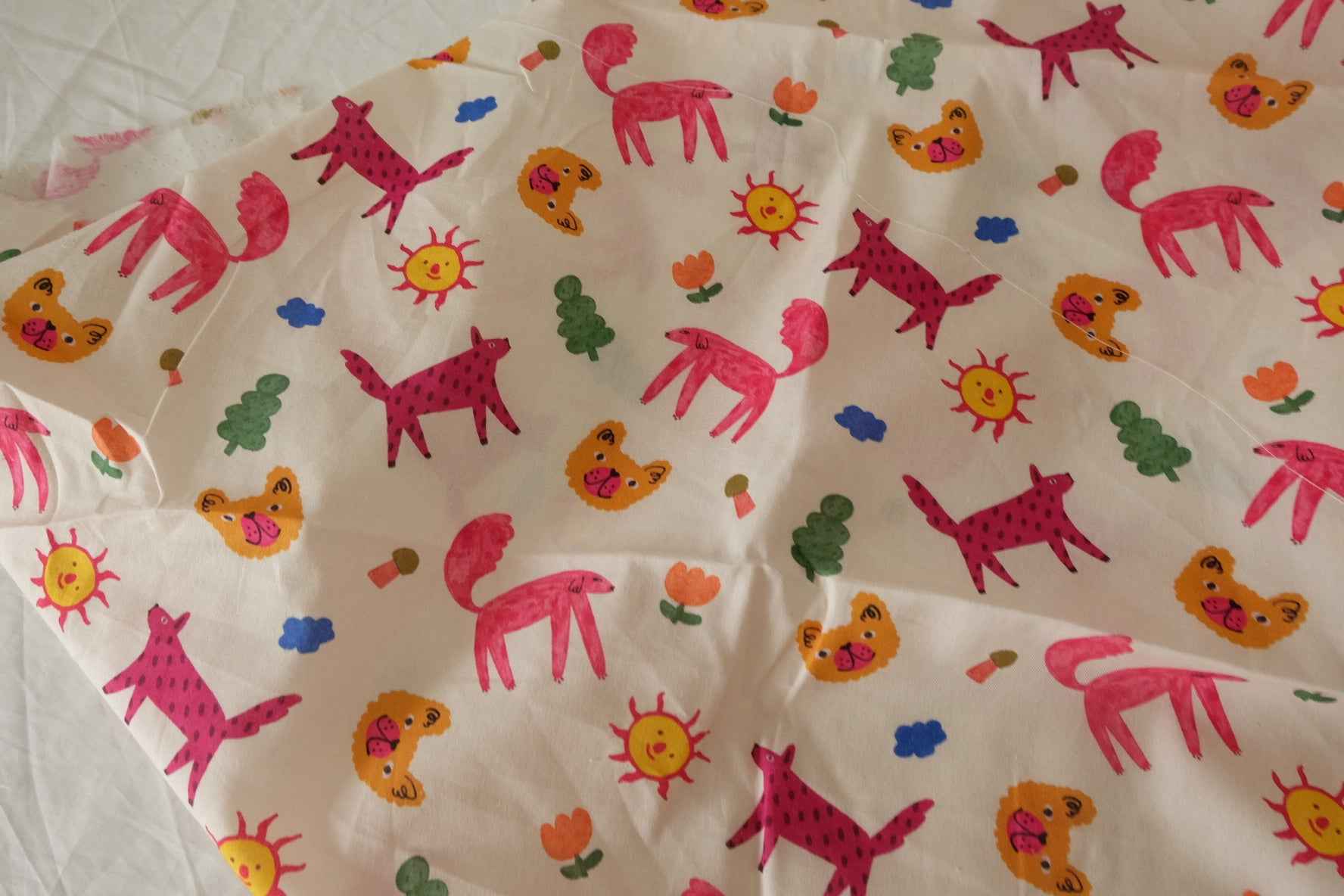 Playful Animal Cotton Lawn — 1.64 yd