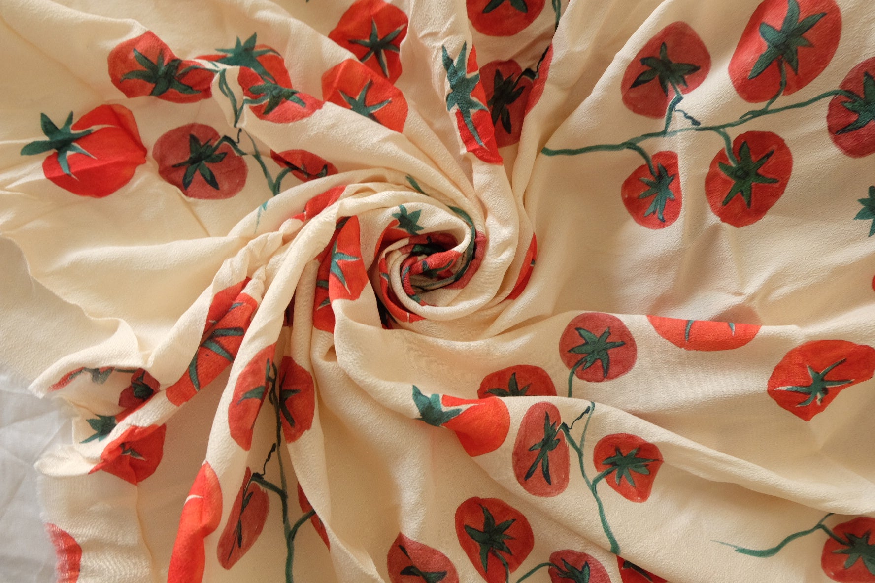 Tomato Vine Matte Rayon – Sold by the Yard