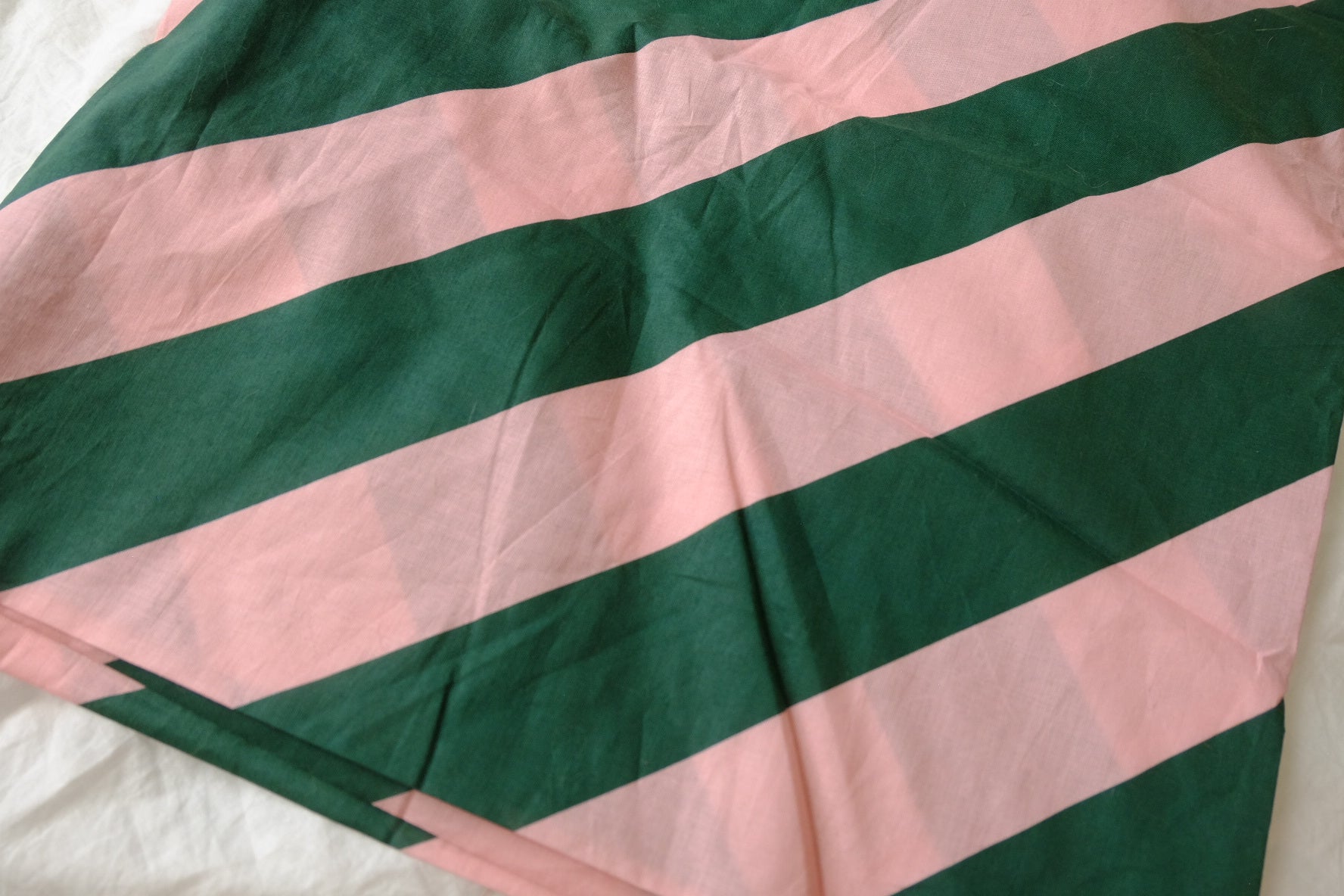 Blush & Forest Geometric Cotton Lawn, 1.6 Yards