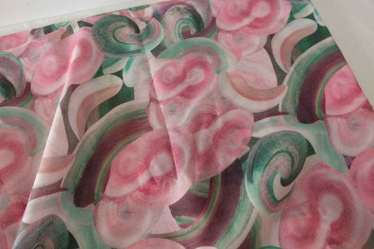 Abstract Swirl Tencel Blend Fabric – 2.2 yd