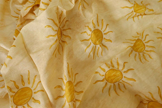 Golden Sun Jacquard Rayon – 1.6 yd
