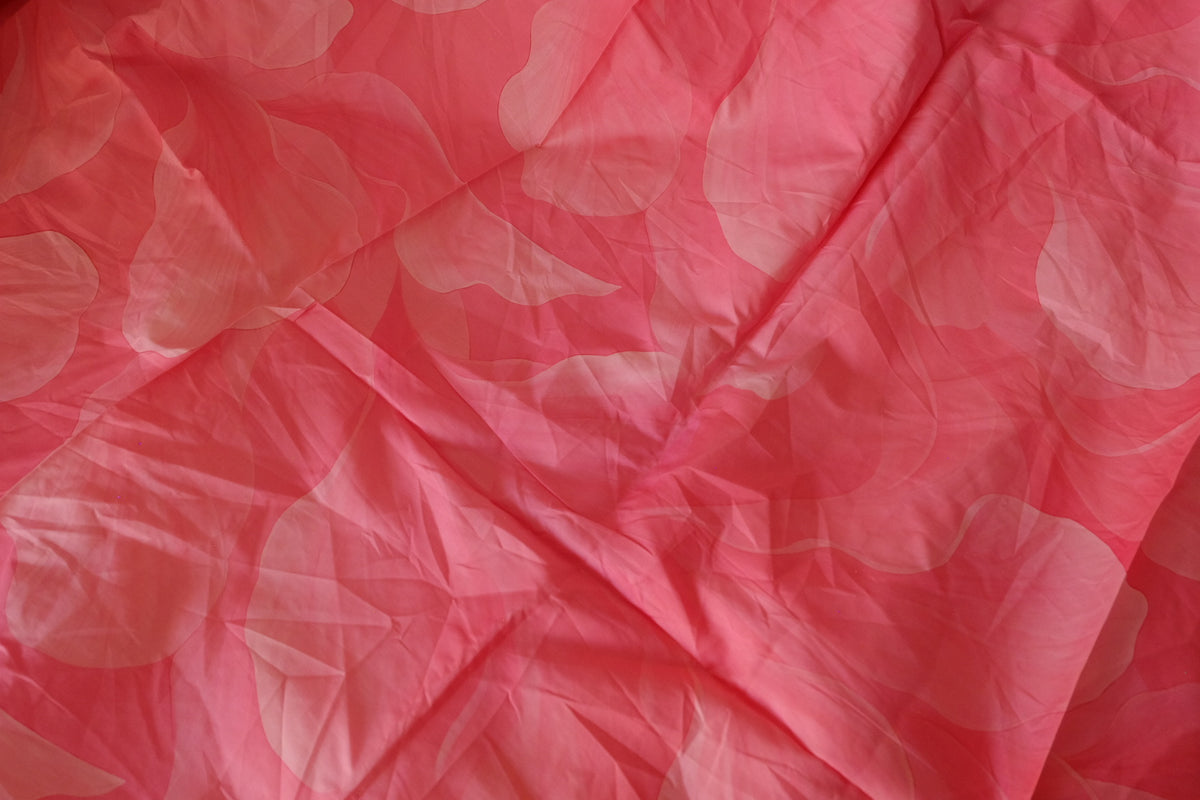 Pink Watercolor – Abstract Floral Cotton Lawn Fabric | 3.3 Yards