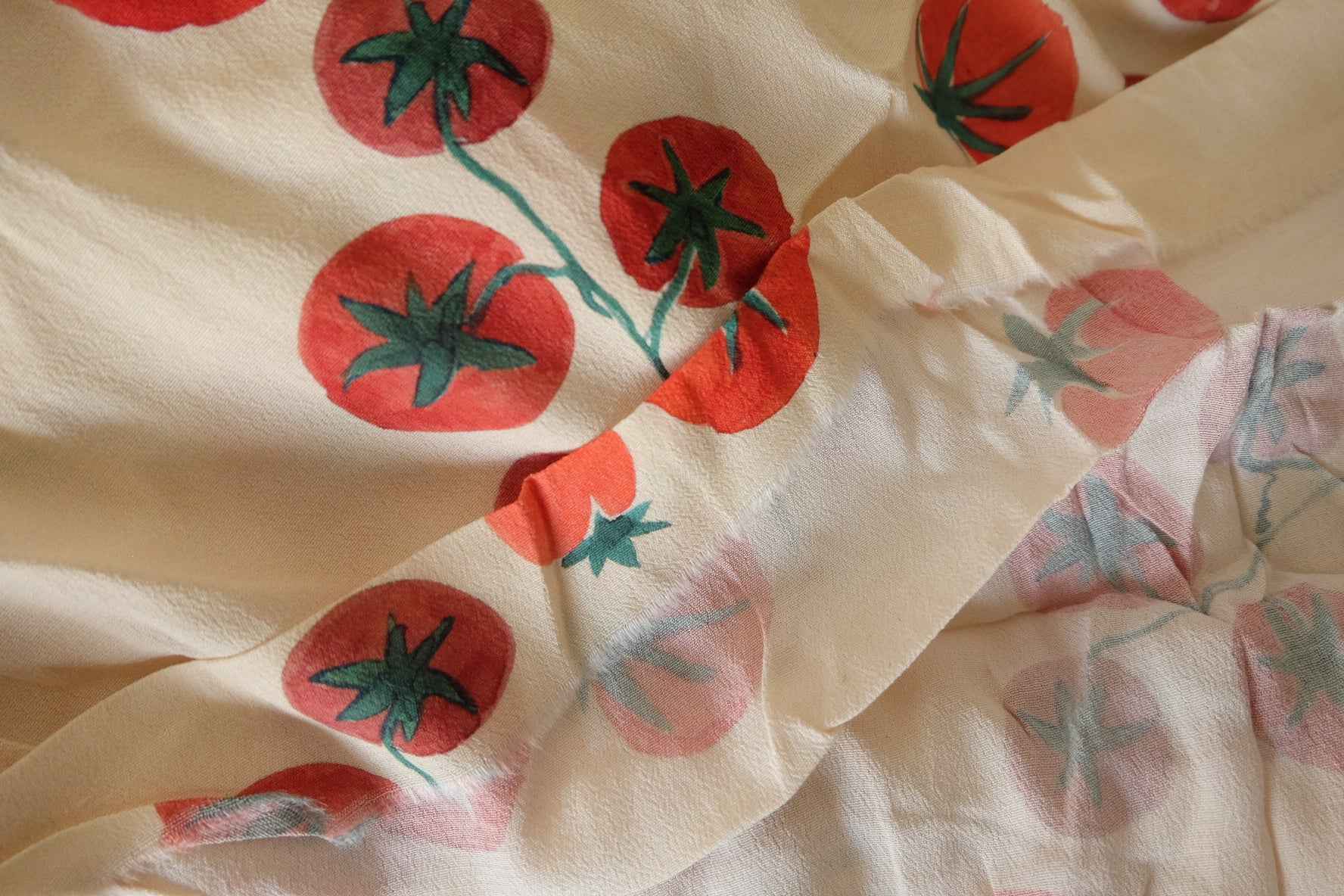 Tomato Vine Matte Rayon – Sold by the Yard