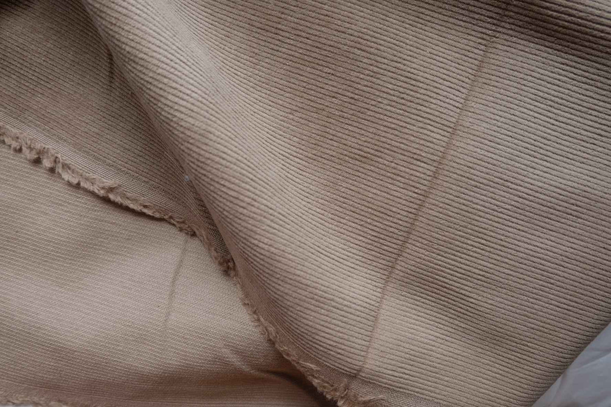 Taupe Cotton Corduroy — 2.2 yd
