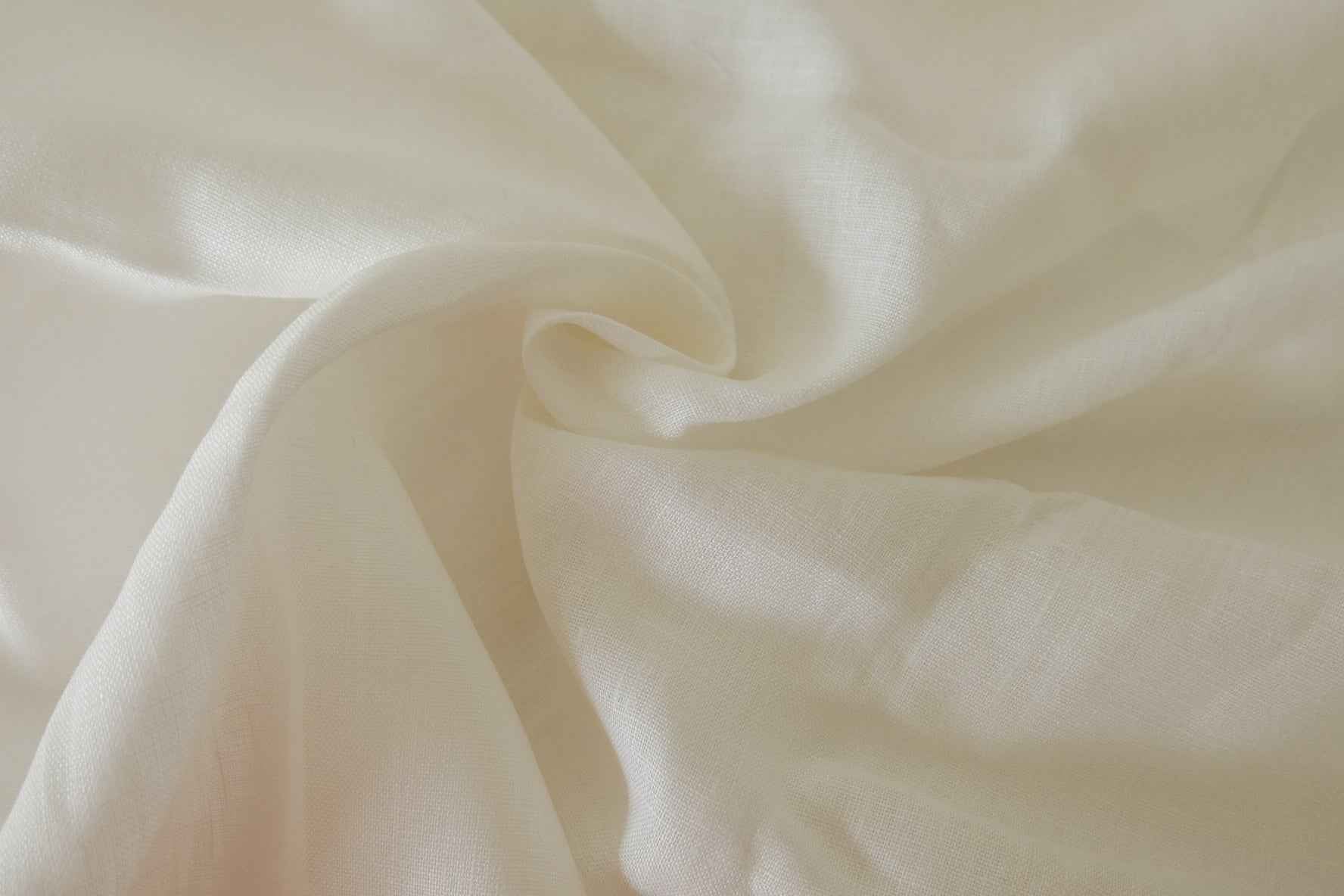 Natural White 17s Pure Linen Fabric – 1.6 yd