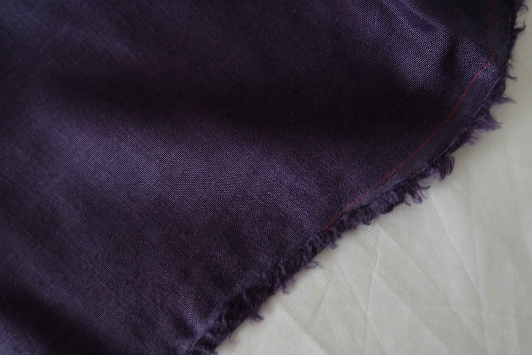 Deep Purple Linen Fabric – 2.2 yd