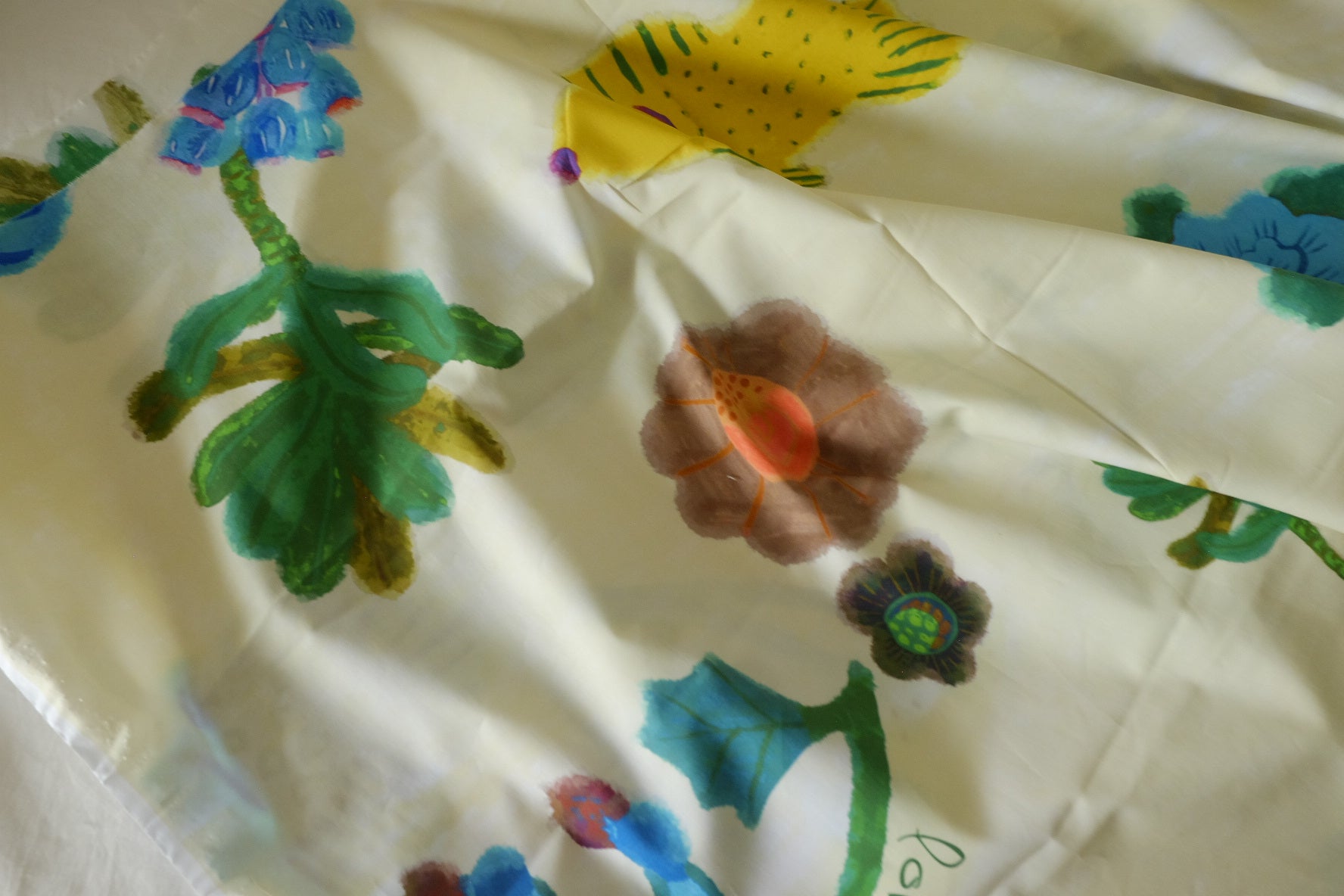 Whimsical Botanical High-Density Cotton Poplin – 2.19 yd