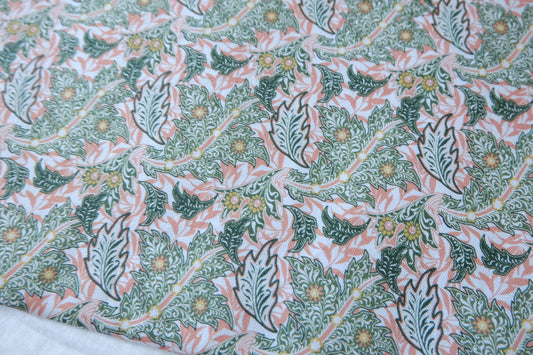 Vintage Leaf 20s Cotton Fabric - 2.19 yd